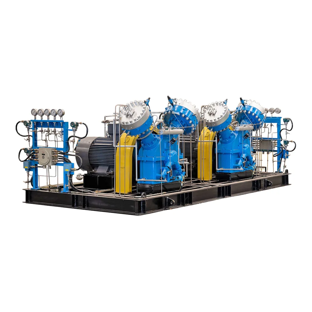 High Pressure 400bar Helium Hydrogen Gas Diaphragm Compressor