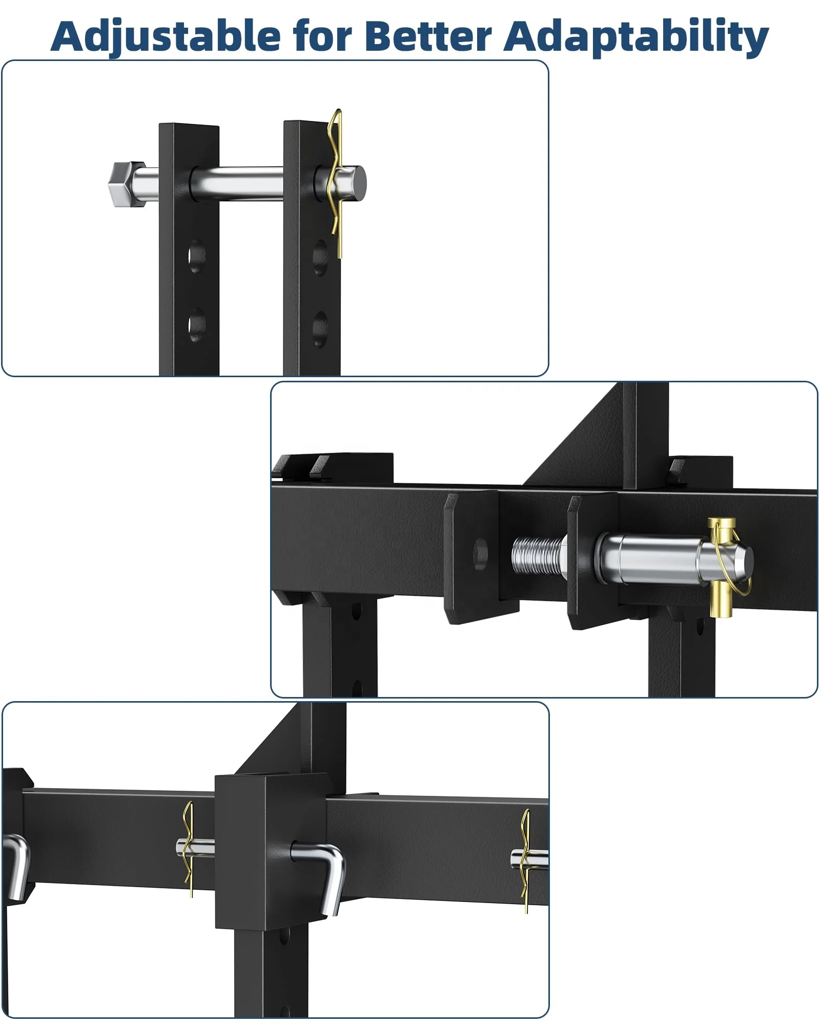 Plow Scarifier Implement_ Removable Tractor Cultivator with 6 scarifier shanks