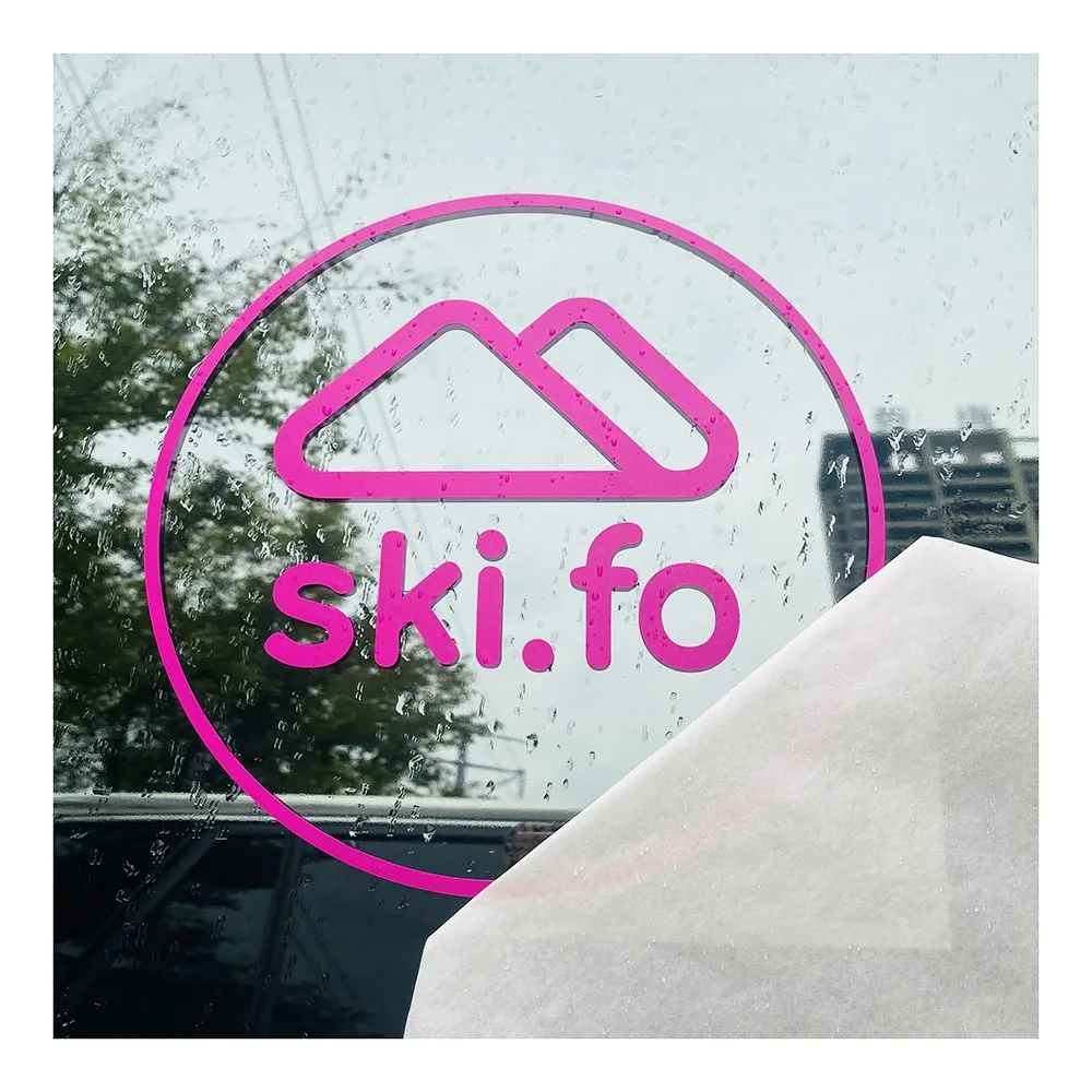 Outdoor Use Custom Waterproof UV Resist Vinyl Transfer Holographic Lettering Decals Car Bumper Window Stickers For Decoration