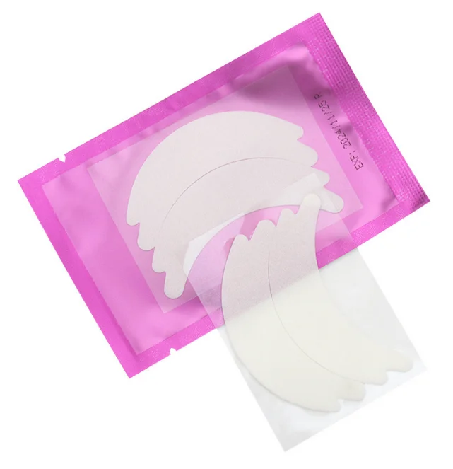 private label eyelash foam pad microfoam tape eyepads under eye gel pads for eyelash extensions lint free lash patches
