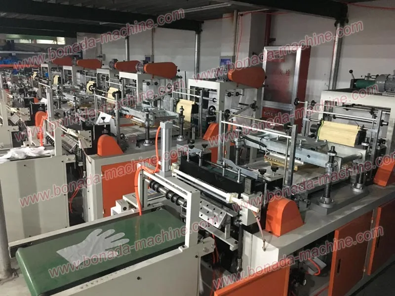 Полностью автоматическая машина для производства двухслойных перчаток