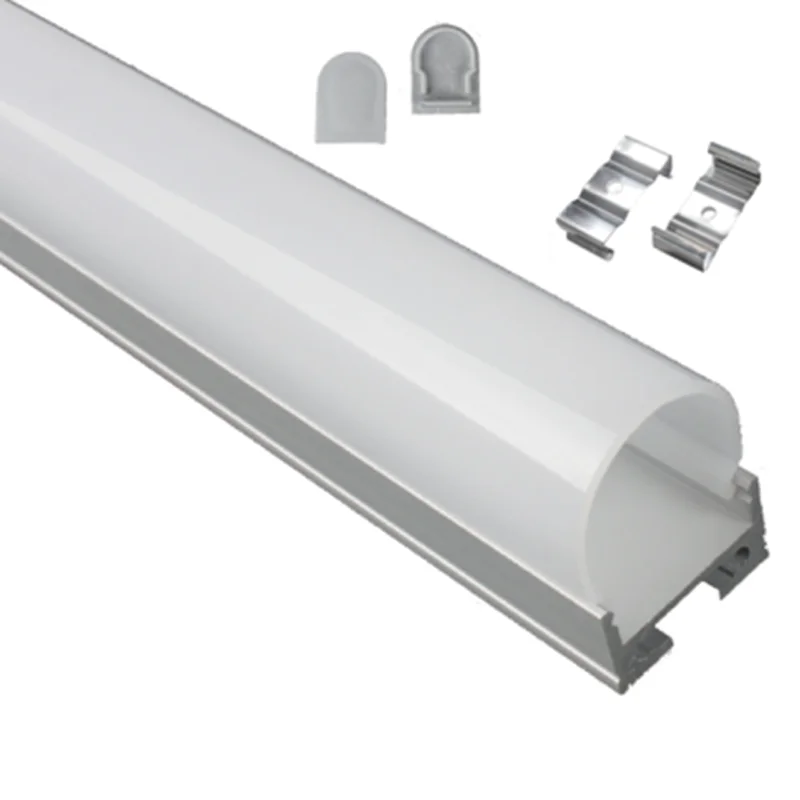 24 x 15mm Aluminum LED Profile for LED Rigid Strip Lighting with Ceiling or Wall Mounting (1600180475841)