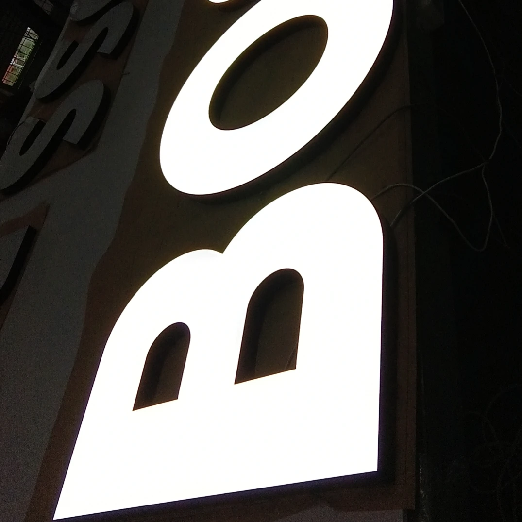 Sikatu sign 3d Light Up Signs Logo Aluminum 12 Volt Lighted Alphabet Letter Sign Mini Metal Outdoor Channel Letters