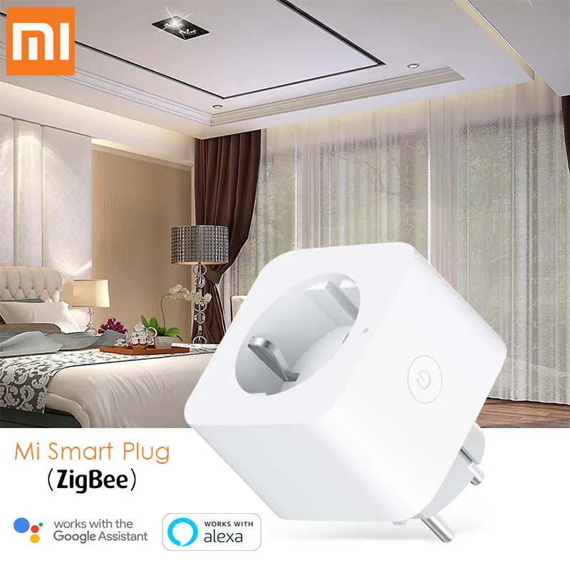  Умная розетка Xiaomi Mi Zigbee многофункциональный шлюз с Wi-Fi европейская версия дистанционным управлением через приложение