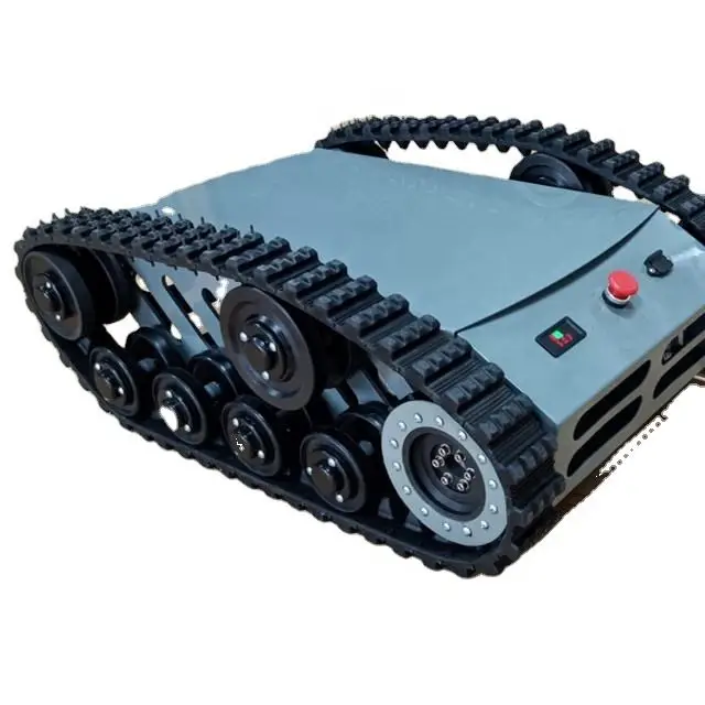 All-Terrain 100kg Automatic Walking Driving Robot Tank Mecanum Wheel Set ATV Rubber Track Chassis Construction Machinery Parts