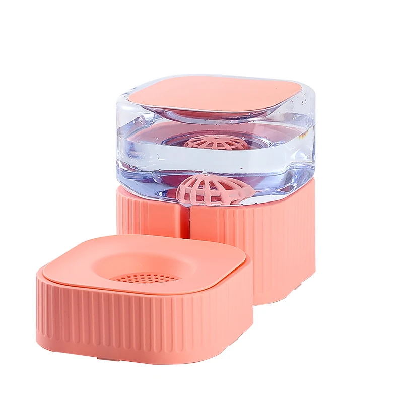LUCKYPET2022 New Product Non-Slip Food Feeders Set Bowls Drinking Cat Automatic Water Bowl Pet Cat Water Bowls Animal Feeding Trough