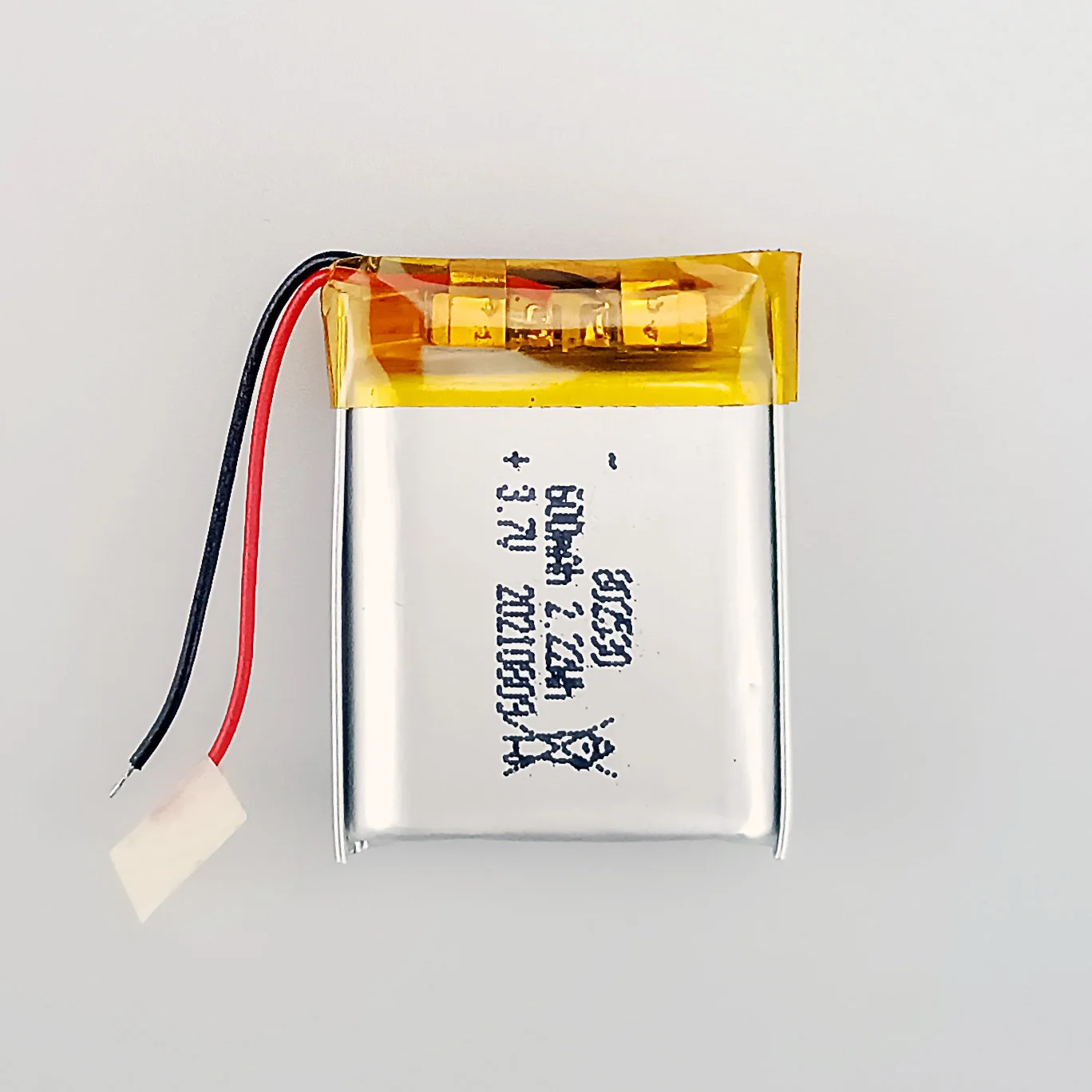 Wholesale DTP802530 2000mAh 3.7V Rechargeable Lithium Li Ion Polymer Batteries bluetooth Headset