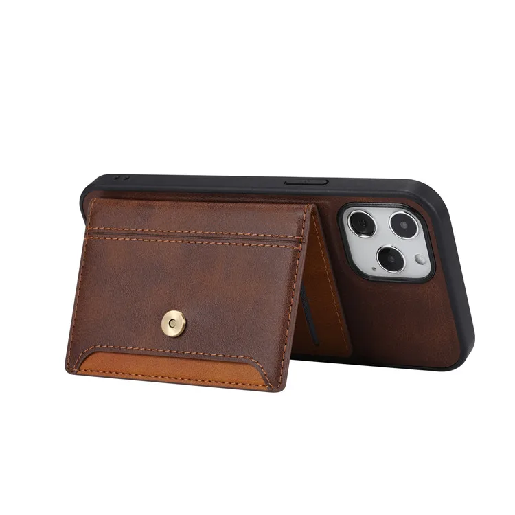 Luxury Leather Case For iPhone 13 12 Mini 11 Pro XR X XS Max 8 7 6 6s Plus 5 5s SE 2020 Card Slot Stand Holder Phone Bags Cover