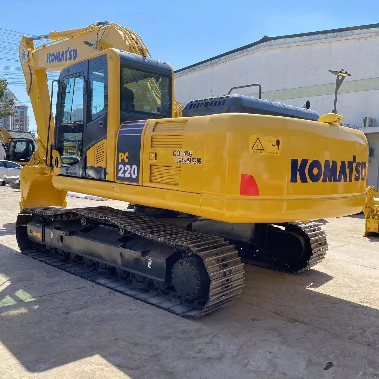 Original of Japan construction machinery Komatsu pc220 excavator good condition digger hydraulic crawler high quality excavator