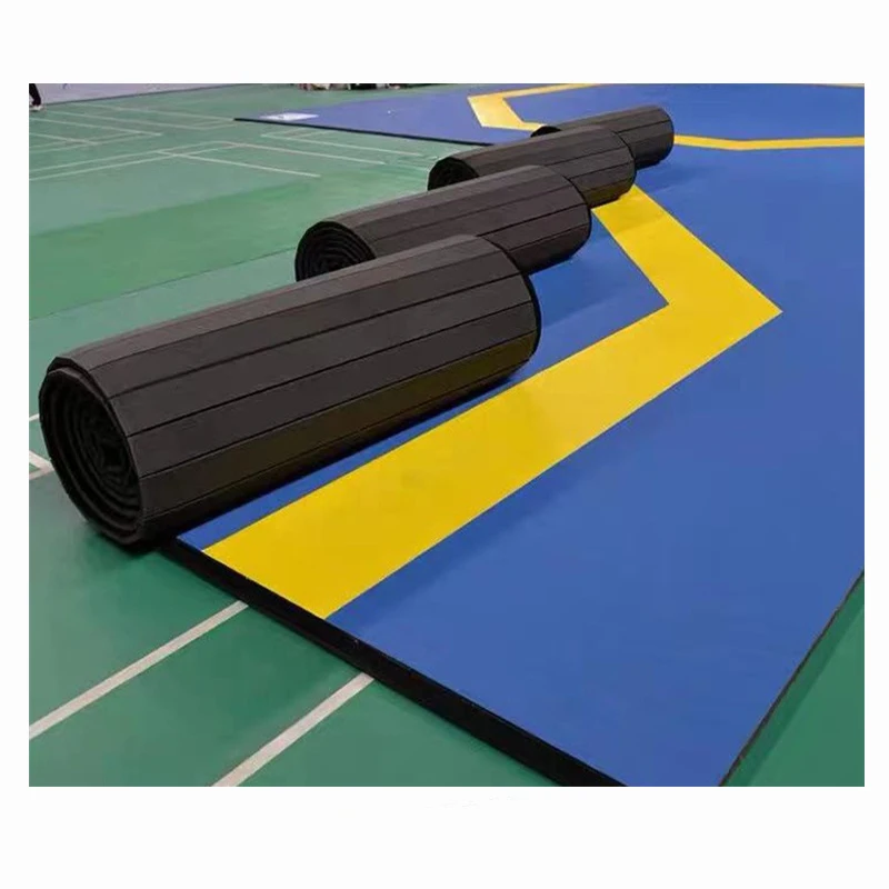 High Quality 2 2.5 3 4 5cm Wrestling Training Equipment Custom Logo Judo Martial Arts BJJ MMA Mats For Sale