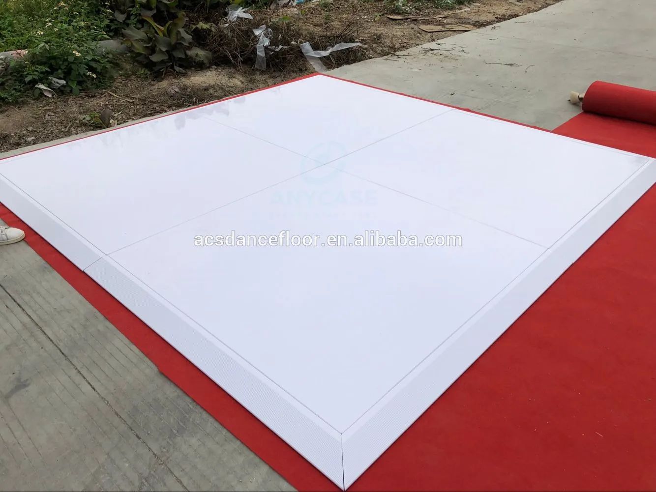 Sticker Vinyl  24ft wedding dance floor vinyl wooden dance floor for sale