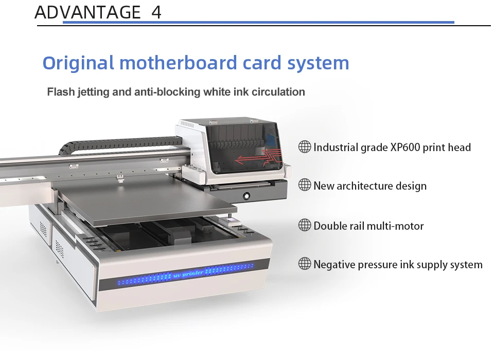 Multifunction UV Crystal Label Sticker Dtf Cup Wrap Transfers Inkjet Digital Printer Uv Flatbed Bottle Uv Printer A1 6090