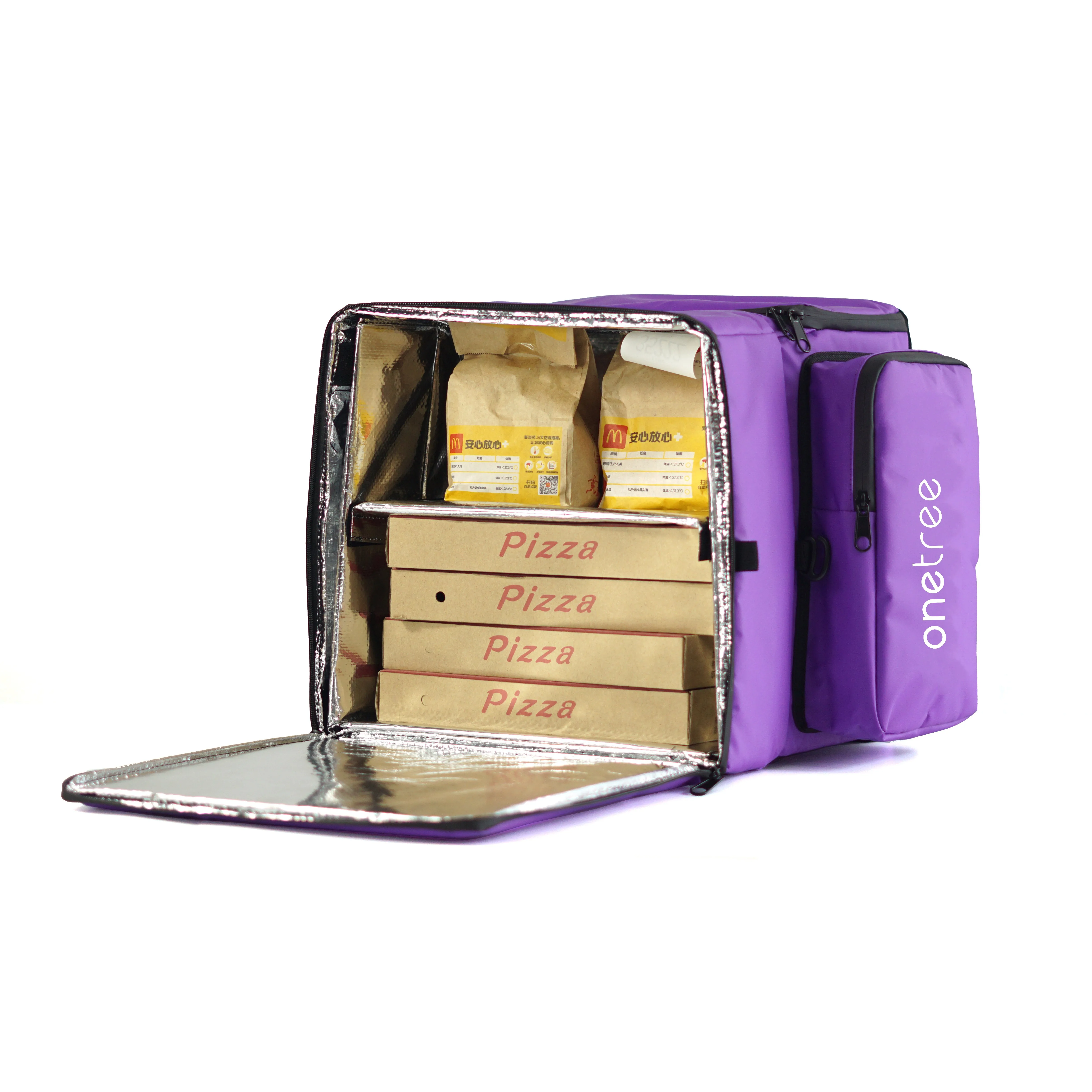 Keep Food Fresh Cooler Grocery Delivery Bags Warm Oxygen Backpack Bag Insulated Commercial delivery bag for bike