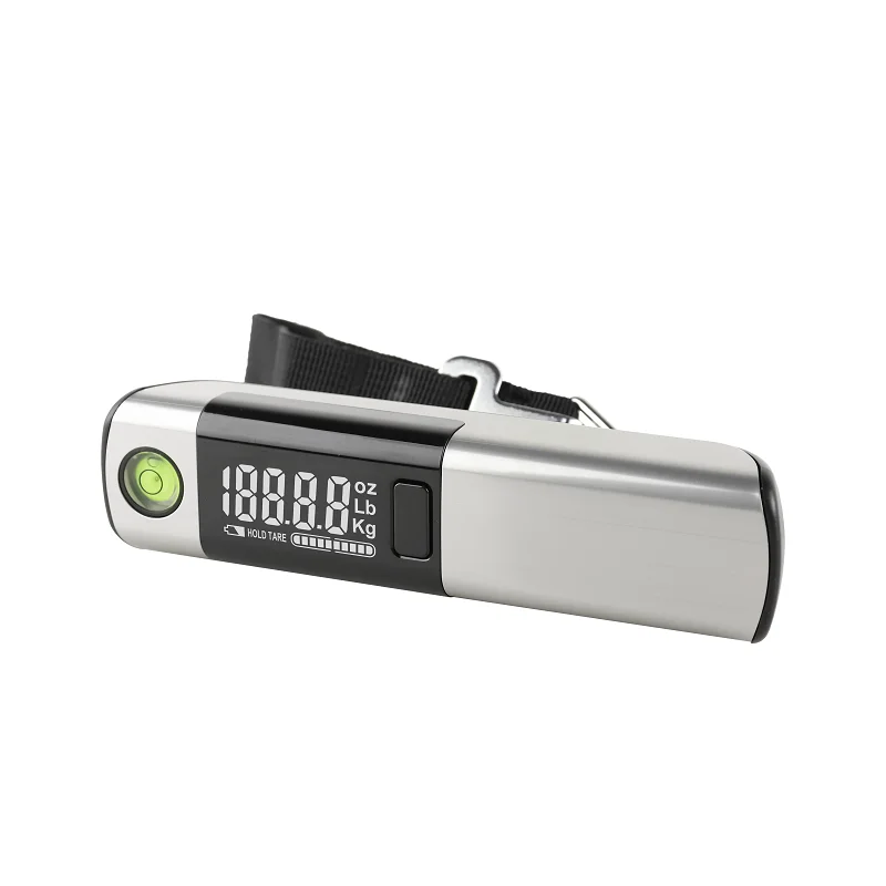Luggage scale with measuring tape 50kg/10g Tare&Data lock function Hanging Luggage Constant Portable Digital Luggage Strap