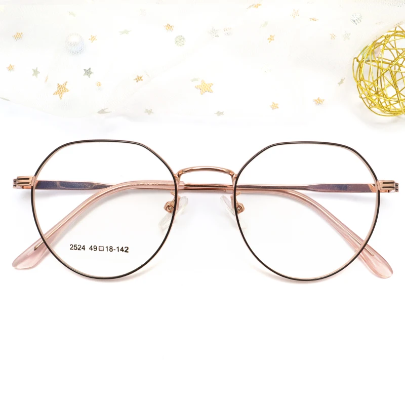 Wholesale Glasses Customize Multi-colour Unisex Metal Eyeglasses Frames Glasses