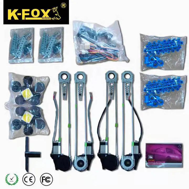 Universal Car Electric Power Window Kits 2 Door With Switches A grade quality and best price