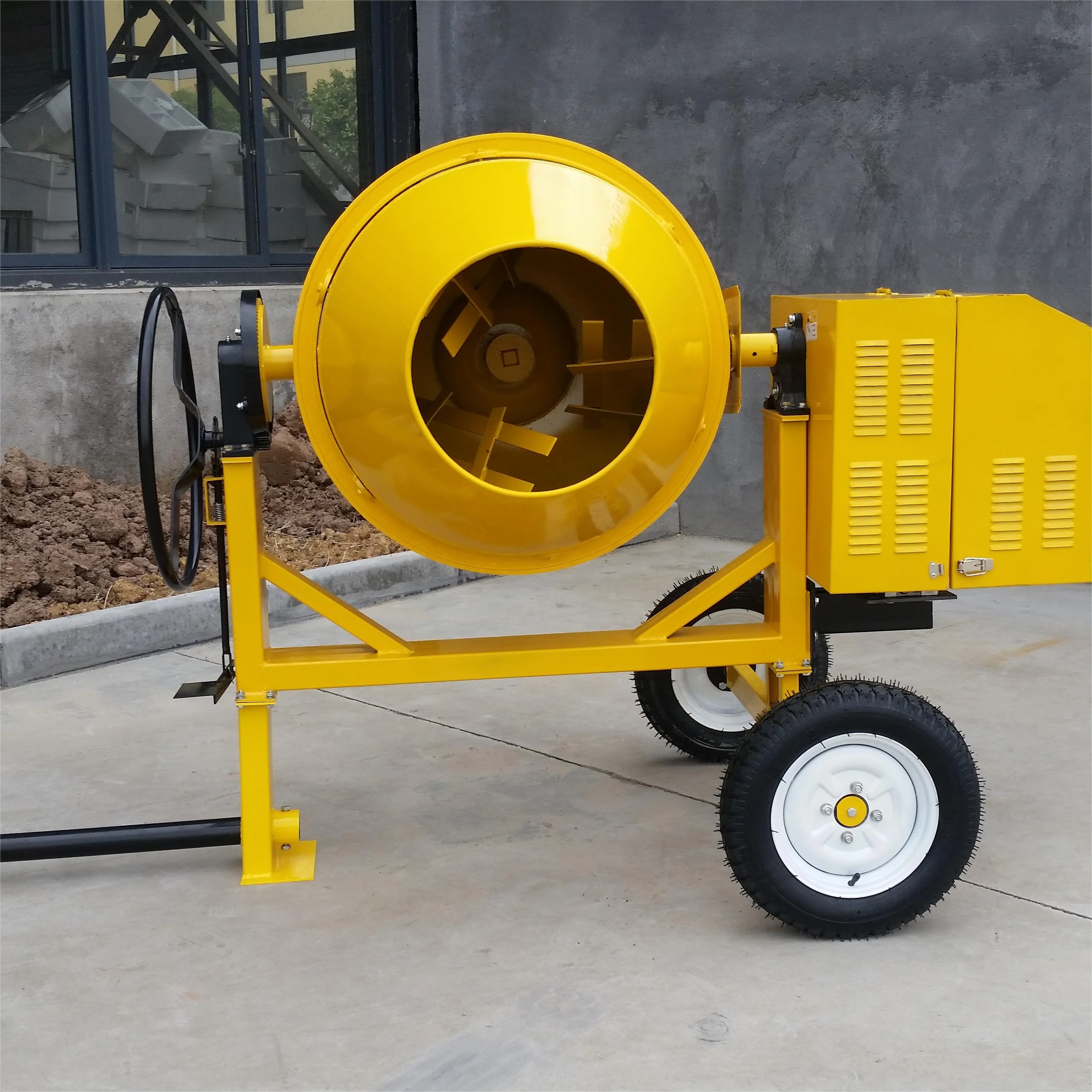 Hot selling!! industrial portable self loading concrete mixer