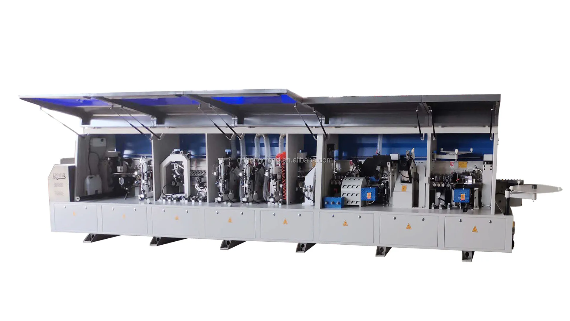 Multifunction full-automatic 45/90 degree angle bevel and straight edge banding machine / new pvc mdf edge bander