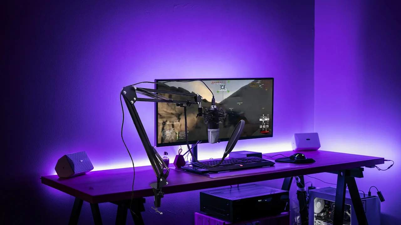 MAONO профессиональное аудио стерео микрофон Студийный микрофон с подставкой для микрофона