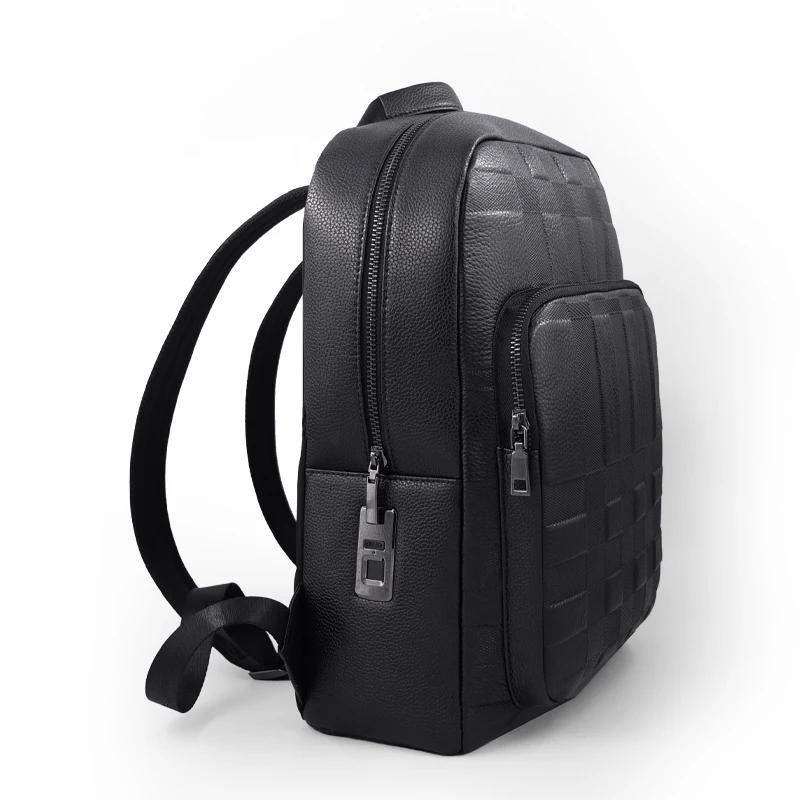 Fingerprint lock Anti Theft USB Charging Work Bag For Men Business Notebook Back Pack Smart Travel 15.6 Inch Laptop Backpack