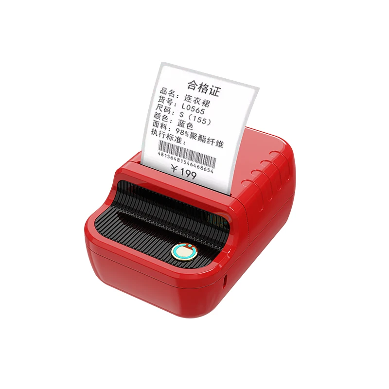 58mm label maker barcode printer portable thermal printer for printing package label sticker print machine
