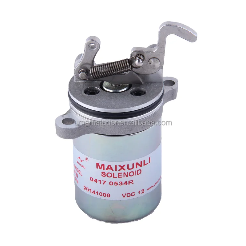 Fuel Shut Off Solenoid 04170534R Solenoid Valve Compatible for Deutz Engine F2L1011 F3L1011 F4L1011 BF4L1011