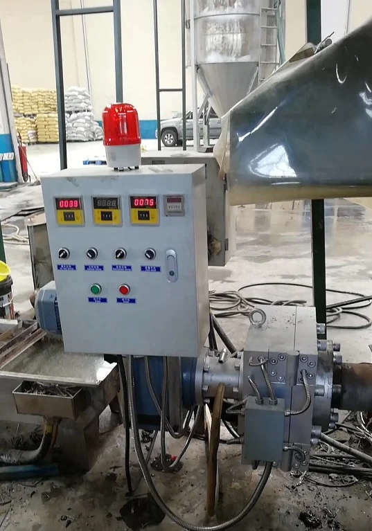 selfcleaning screen changer for extruder  waste plastic recycling line