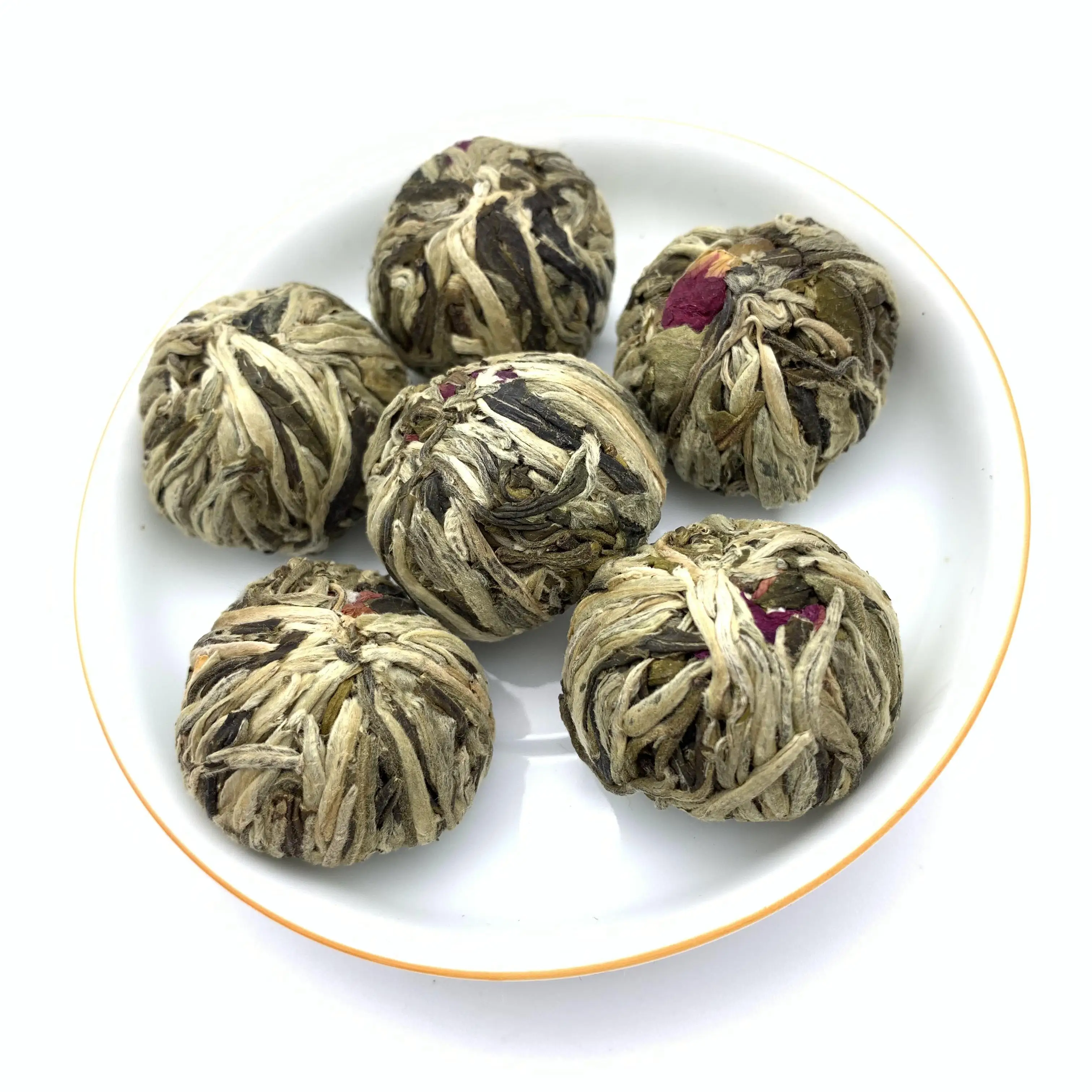 Горячая Распродажа Натуральная роза ручной работы съедобный Цветущий цветок художественный Китайский зеленый чай