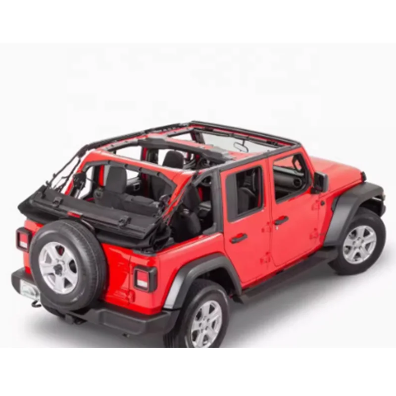 Spedking Exterior Accessories 4x4 Offroad Pickup Truck Soft Top Kit Softtop for Jeep Wrangler JL 2018+ Soft Top