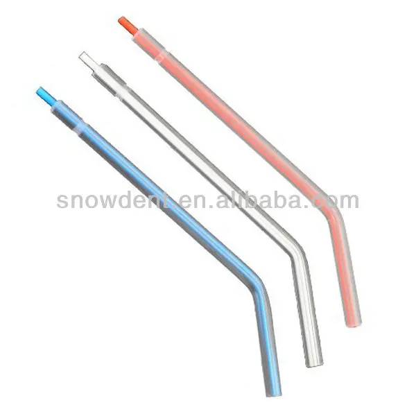 CE Certified Disposable Dental Three-Way Syringe Tips Made of Durable Plastic for Turbine Powered Use
