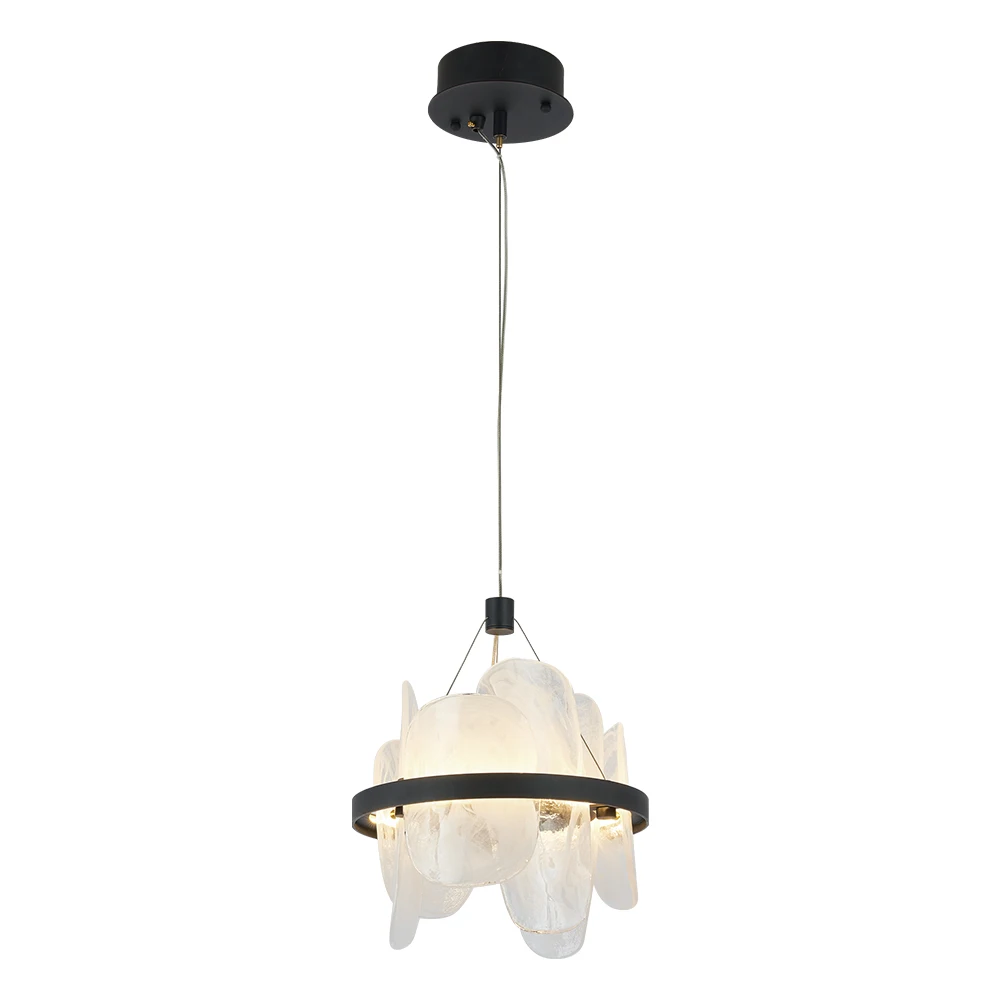 New art decor lighting minimalist custom handmade cloud glass lamps home decor luxury single pendent lamp chandelier lighting