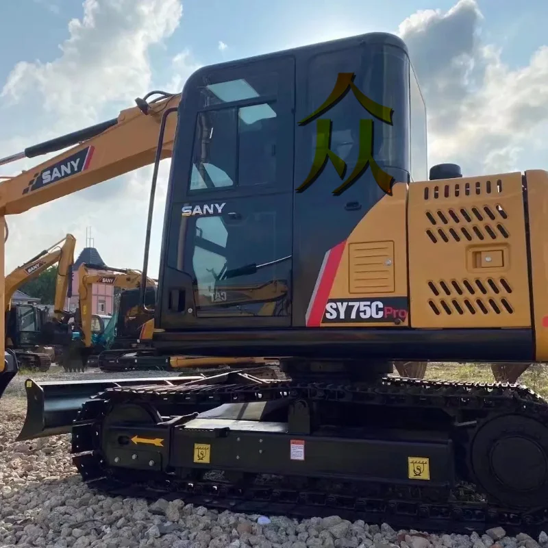Used Original Sany Sy75c Excavator With Cheap Price Second Hand Excavator For Sale