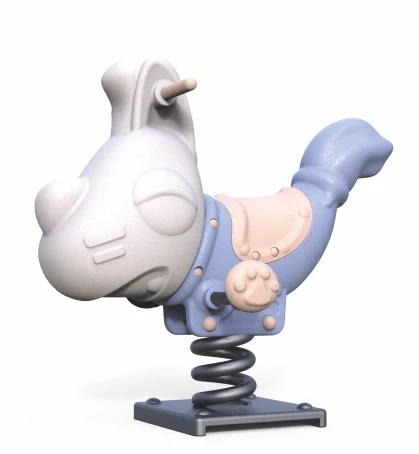 Spring Rocker Rocking Dino Playground Equipment Kiddy Ride on T-rex for Play School