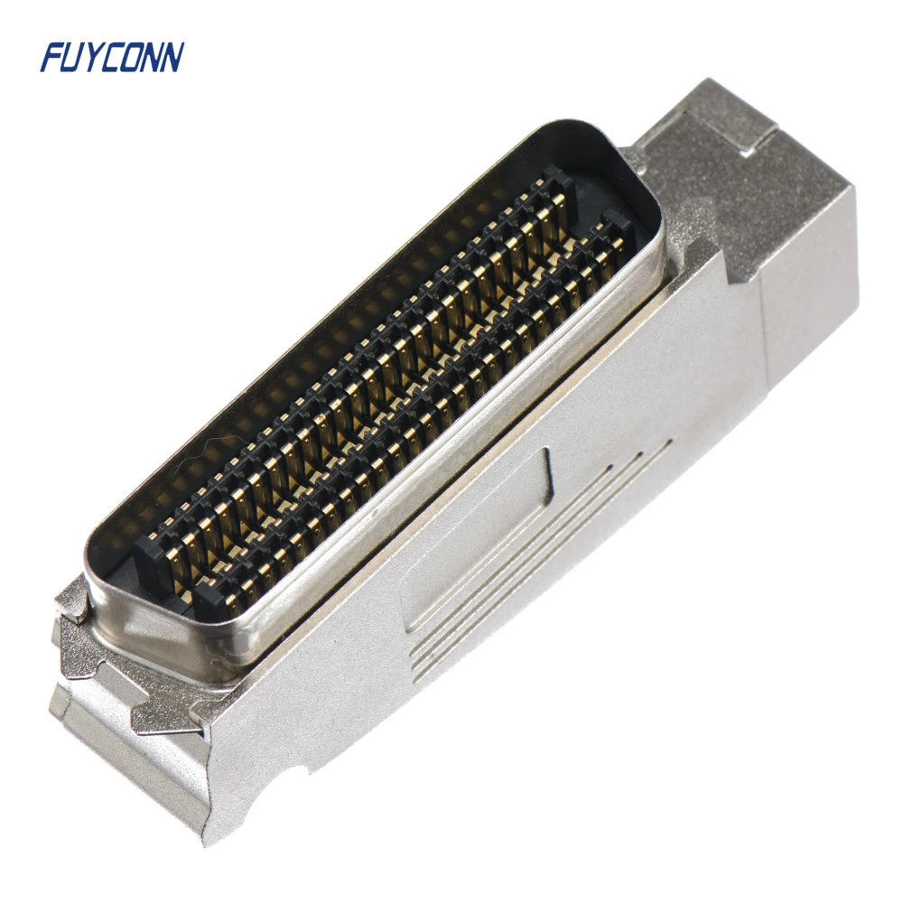  100pin амфенол 957M-100-2102 IDC Штекерный центральный разъем 957 100 pos RA Кабельный с L-образной цинковой крышкой