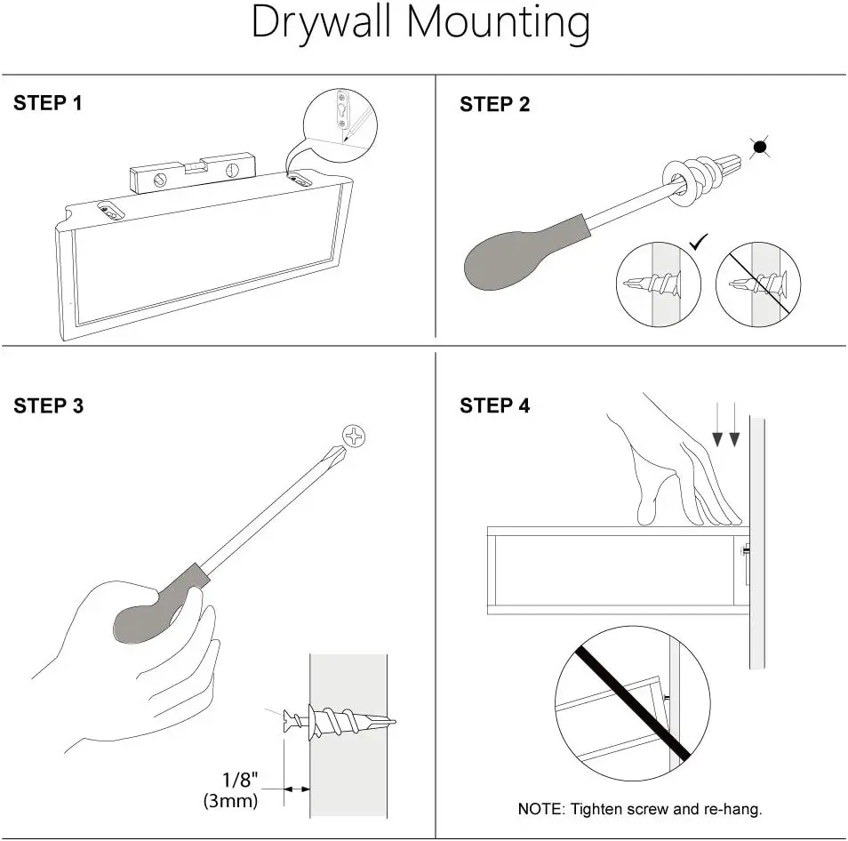 Wood Floating Shelves For Wall Decor, Display Shelves For Bathroom, Bedroom, Living Room