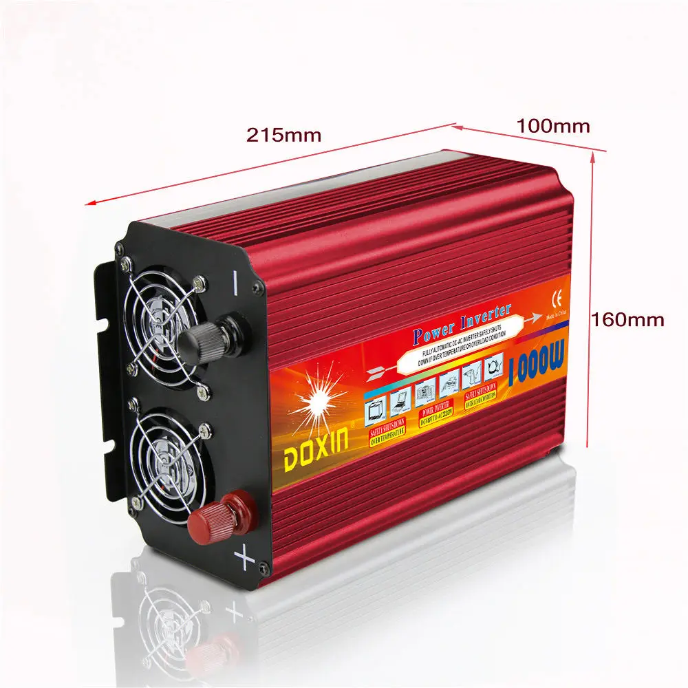 Трансформатор SHENPU, модифицированный волновой инвертор от 24 В до 110 В, 220 В, 1000 Вт, Инверторы питания