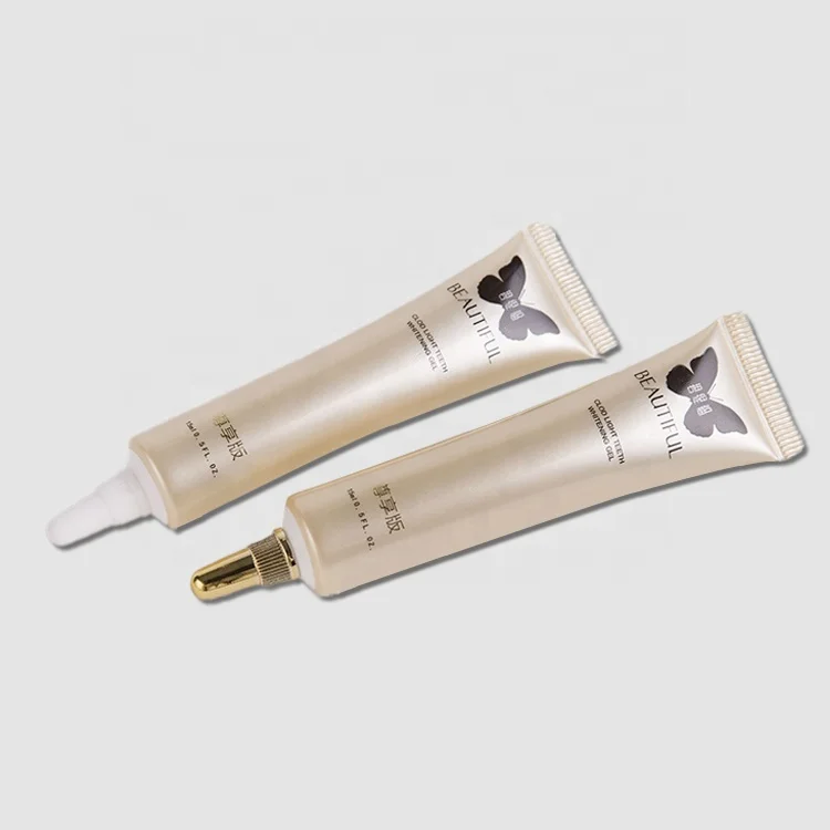 5ml 10ml 15ml Empty Plastic PE Mini Small Caliber Eye Cream Long Nozzle Ointment Squeeze Packaging Tube