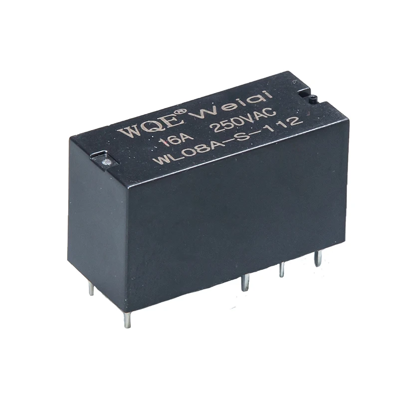 OEM ODM PCB type anti-shock anti-vibration 9V 12V 24 volt 48VDC 250VAC relay WL08A Magnetic Latching relay single/doible coil