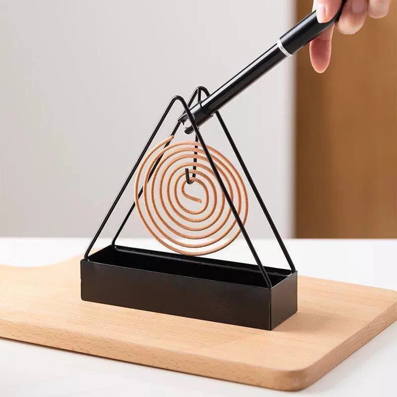 Mosquito Coil Holder,Incense Holder Iron Mosquito Coil & Incense Burner Metal Frame for Home Outdoor Patio