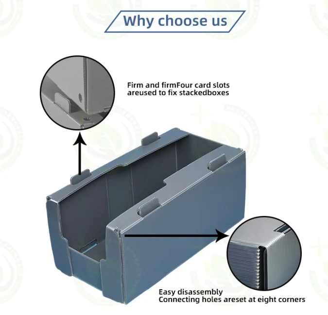 Customized Plastic Stackable Warehouse Picking Bins Storage Stackable Largest Picking Bins for Clothing