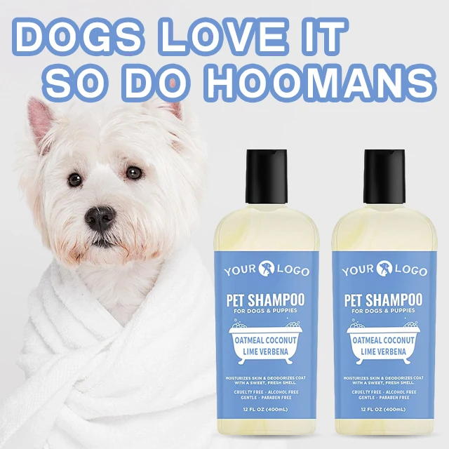 Dog and Puppy Shampoo Brands Professional Flea and Tick Shampoo for Dogs Oatmeal Pet Shampoo