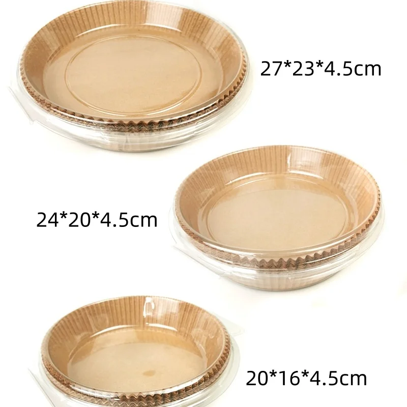 High quality round disposable parchment paper air fryer liner  non-stick baking paper for home use