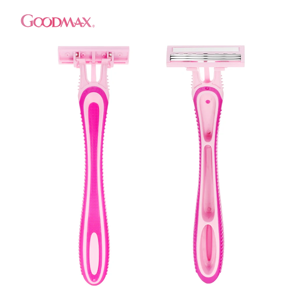 GOODMAX Manufacturer Hot Selling Classical Safety Female Disposable Eco Friendly Razor