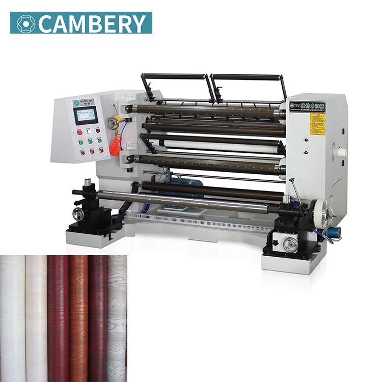 Cambery высокая точность резки машина для bopp ленты ПВХ пластиковые пленки шпона резки и перемотки
