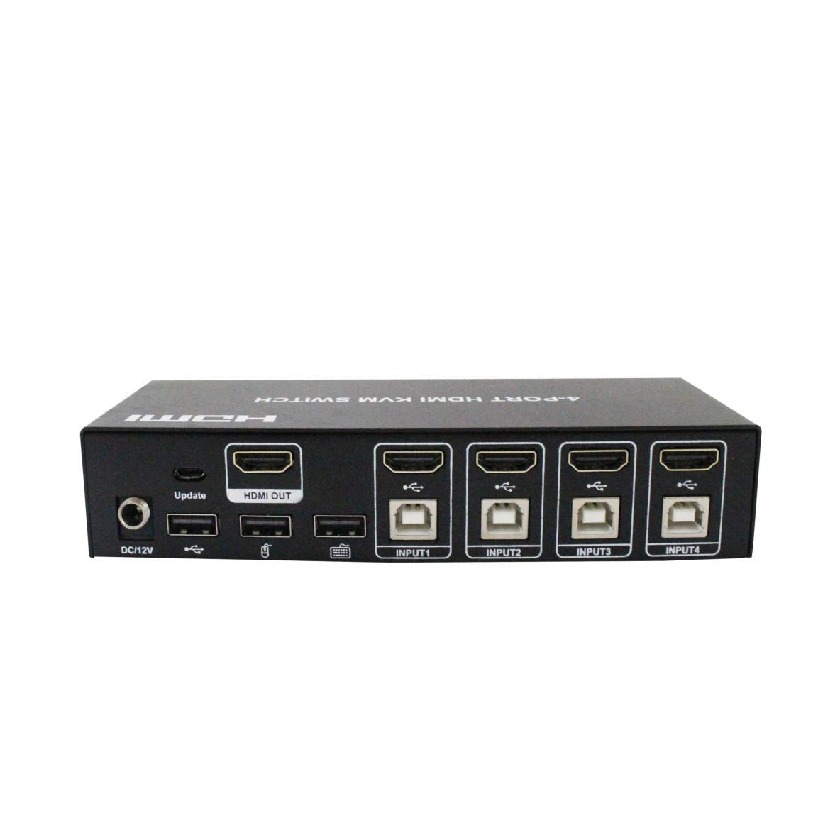 HDMI +USB  KVM Switch 4-PORT input maximum support 4K2K30Hz RGB4:4:4, 8 Bit