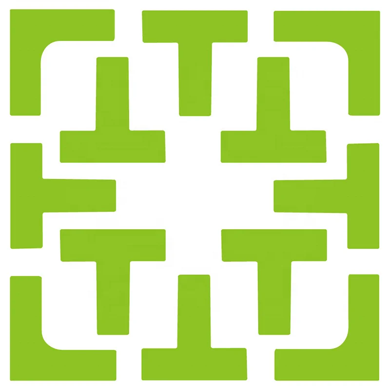 boundary line for badminton court mark/Tennis Pickleball boundary line markings, court edge Anti-Slip Color field patch