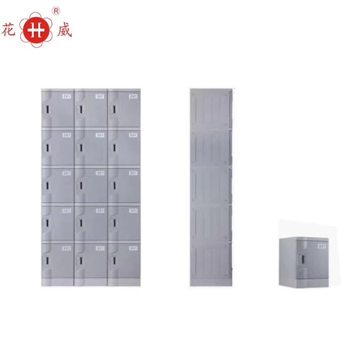 HuaWei easy assemble gym storage cabinets abs plastic locker storage lockers for school