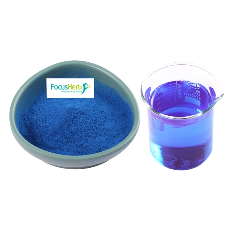 
Natural pigment phycocyanin powder with best price of spirulina powder 
