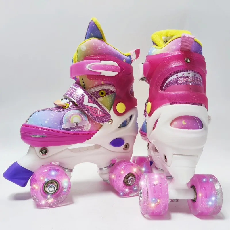 Roller Skate Scooter Helmets Safety Hat Accessories Skating Set Knee Elbow Wrist Pads for Boys And Girls