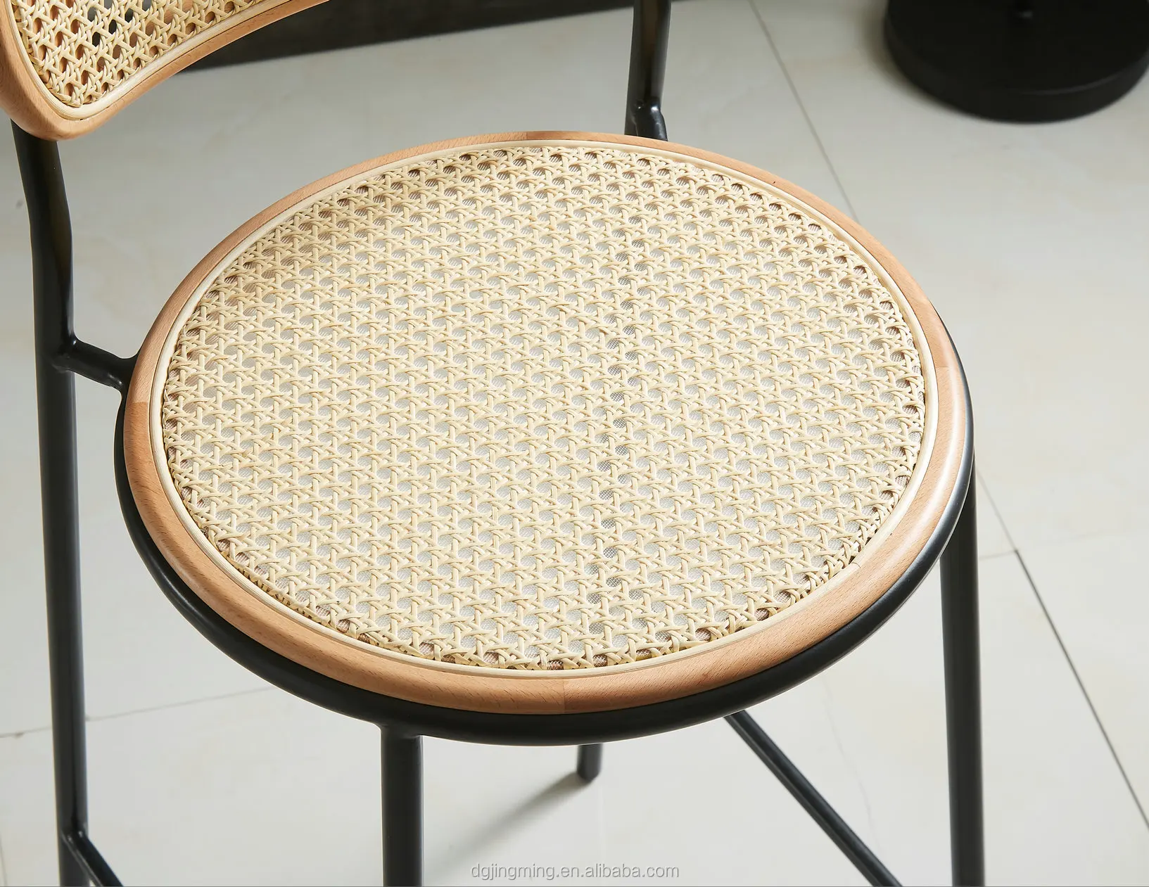 
Modern Bar Furniture Rattan metal Bar Stool 